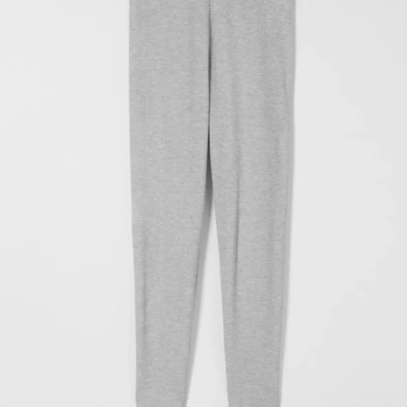 *NWT* EILEEN FISHER Cozy Waffle Knit High-Waisted Leggings size S Small Black - Picture 8 of 10